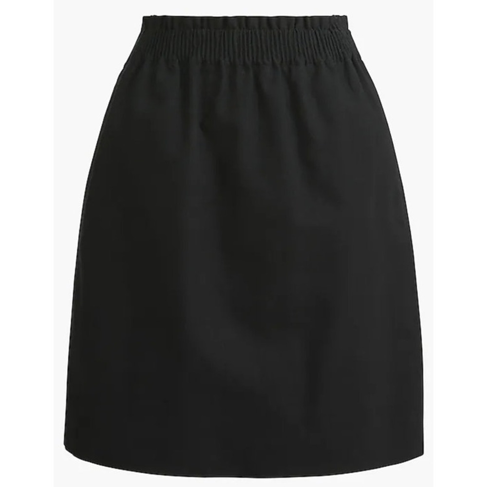 J Crew Linen Cotton Blend City Mini Skirt with Pockets US Women's 0 New - Picture 2 of 7